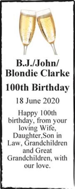 B.J./John/Blondie Clarke