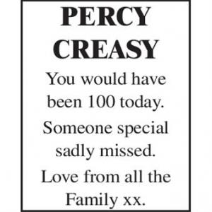 PERCY CREASY