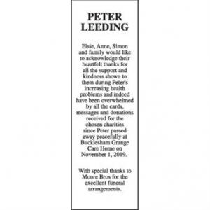 PETER LEEDING