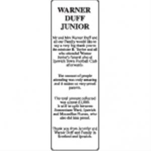 Warner Duff Junior