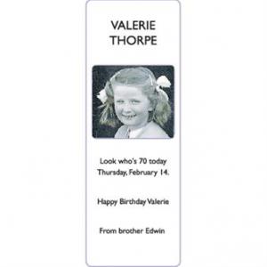 VALERIE THORPE